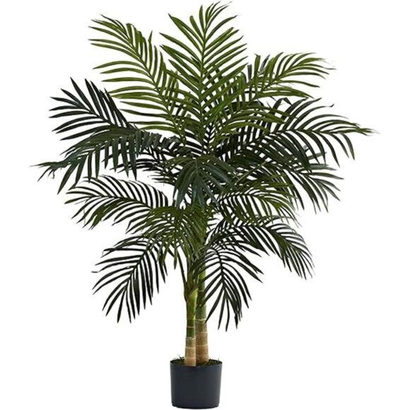 4ft. Golden Cane Palm Artificial Tree - Picture 7 of 7